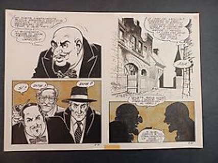 Magnus - 2 Original page - Lo Sconosiuto - I Cinque Gioiellieri - 1975 | Catawiki