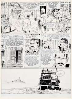 Francq Philippe (Né En 1961) | FRANCQ Philippe LARGO WINCH... ET MOURIR. Encre de chine et crayon de& | Coutau Bégarie