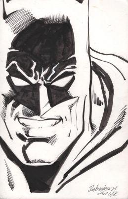 Joe Rubinstein | Batman Back Board Sketch | Joe Rubinstein