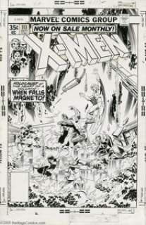 John Byrne and Bob Layton - X-Men #113 Cover Original Art (Marvel, 1978). Face front True Believers, and feast your -