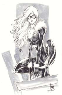 John Timms - Black Cat Commission - Signed
