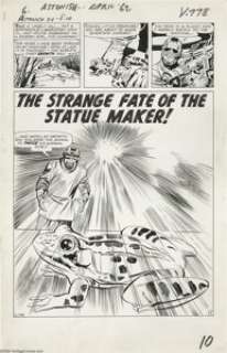 Jack Kirby and Paul Reinman - Tales to Astonish #34 Complete 6-page Story "The Strange Fate of the Statue - | Heritage