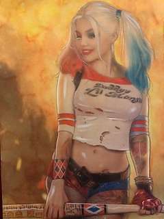 Le Hénanff, Fabrice - 1 Original colour drawing - Harley Quinn | Catawiki