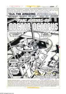 John Byrne and Terry Austin - Amazing Spider-Man Annual #13, Splash Page 1 Original Art (Marvel, 1979). Doctor - | Heritage