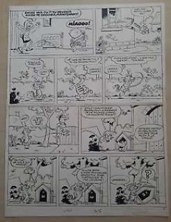 Macherot, Raymond - 1 Original page - Mirliton - Mirliton exagère - 1971 | Catawiki