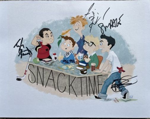 The Barenaked Ladies - Original artwork by Justin Light and signed band. 8.5x11 | eBay US (Buy It Now)