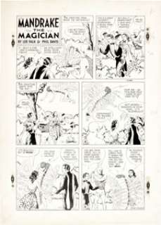 Phil Davis - Mandrake the Magician Sunday Comic Strip Original Art, dated 6-26-55 (King Features Syndicate, - | Heritage
