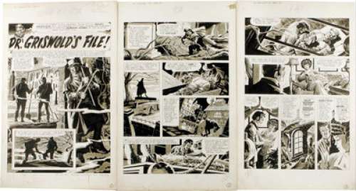 Rocco Mastroserio - Eerie #5, Complete 7-page Story, "Dr. Griswold‘s File" Original Art (Warren, -