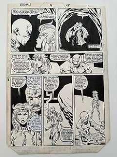 Buscema, Sal - 1 Original page - Eternals - Masked Gods! - 1986 | Catawiki