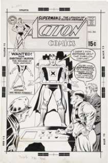Curt Swan and Murphy Anderson Action Comics #384 Superman Cover Original Art (DC, 1970). Superman would - | Heritage