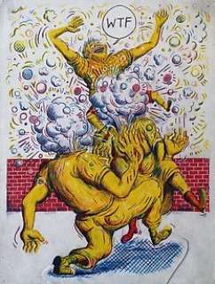 Verstraete, Lukas - Original colour page - Un livre pour se faire des amis - 2017