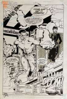 Steve Lightle Gary Martin - Doom Patrol #2 Pg 2 Splash (Dc, 1987)