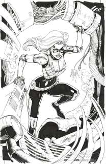 J. Scott Campbell | Original Art: Ms. Marvel 92’ Variant Cover | J. Scott Campbell