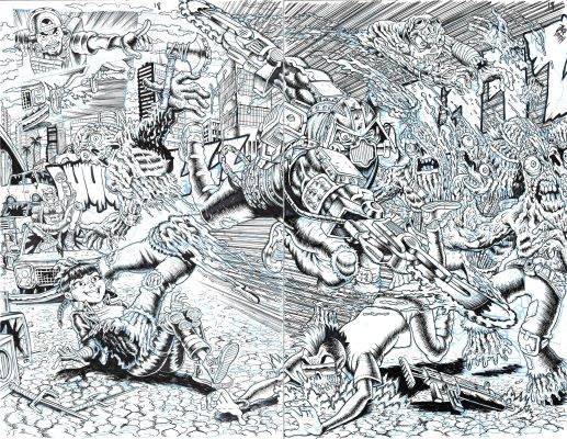 Jake Smith | RoboWolf - #2 Pages 18 + 19 DPS | Kinetic Collectibles