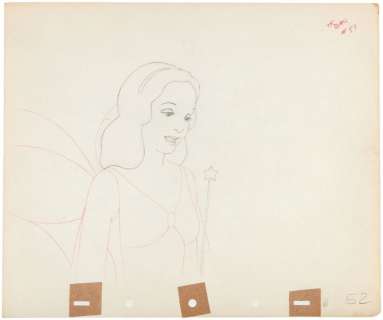 PINOCCHIO BLUE FAIRY PRODUCTION DRAWING ORIGINAL ART. | Hake’s