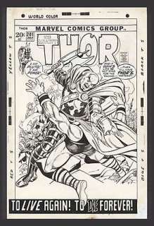 THOR (1966-96; 2009-11) Issue #201 Cover | ComicConnect