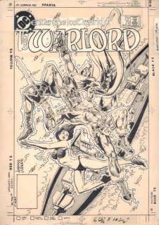 Dan Jurgens, Sal Amendola - Warlord #79 cover - warlord, shakira, & krystovar - 1984