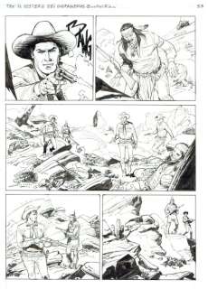 Rubini, Michele - 1 Original page - Tex - n. 748 "La mesa della follia" - 2023 | Catawiki