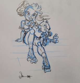 Verlinden, Dan - 1 Original preliminary drawing - Le Petit Spirou - La glace - 2011 | Catawiki