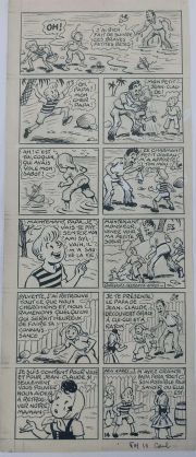 Lot 41 - Sylvain et Sylvette par Maurice Cuvillier, planche originale à… | misc / divers