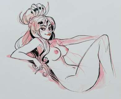 Alessandro Barbucci - 1 Original drawing - Fourmille allongée - Ekho - 2020