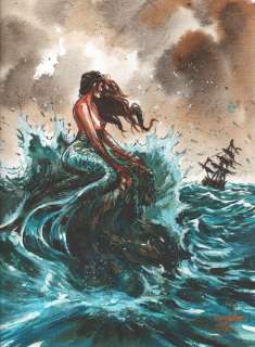 Lemercier, Gwendal - 1 Original colour drawing - Alias Nemo - Sirène - 2024 | Catawiki