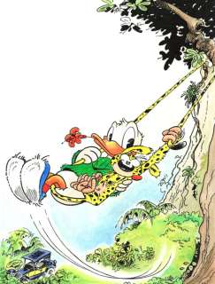 Jordi Juan Pujol - Donald Duck: Tribute to André Franquin - "Guust en de marsupilami" (1978) - Original Painting | Catawiki