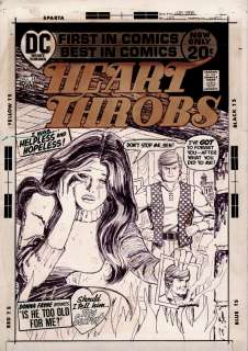 Jay Scott  Pike - Heart throbs #143 cover (1972)