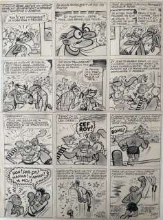 Pellos, René - 1 Original page - Pechedur et Briquemol - 1955 | Catawiki