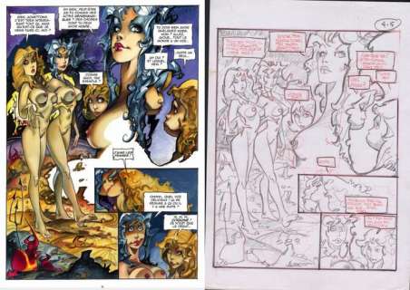 Azpiri, Alfonso - 1 Original preliminary page - Carpe Diem en Enfer - 2012 | Catawiki