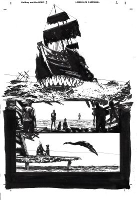 Laurence Campbell | Hellboy & The B.P.R.D.: The Ghost Ships Of Labrador - #2 Page 2 | Kinetic Collectibles