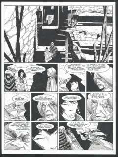 Andréas - Planche originale n° 8, prépubliée dans le Journal de Tintin n° 642 du 29 décembre 1987 - Lumière d‘étoile - Rork