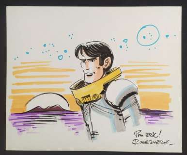 Mézières, Jean-Claude - 1 Original colour drawing - Valerian et Laureline | Catawiki