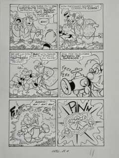 Cavazzano, Giorgio - 1 Original page - Topolino - n. 1694 "La Tragica Avventura di Paperon De Paperozzi" | Catawiki