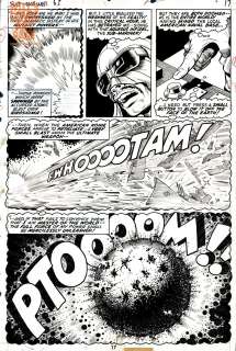 Bill Everett - Sub-Mariner #53 Pg 17 (Marvel, 1972) Sunfire Origin
