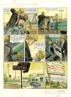 Lot 47 - RENAUD Planche en couleur directe Les crotales 2014 Dupuis | misc / divers