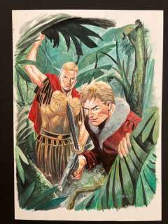 Kusbiantoro, Apri - 1 Original colour drawing - Trigië - Trigan & Janno im Dschungel - 2018 | Catawiki