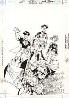 Todd Nauck - YOUNG JUSTICE (1998) #24 Cover