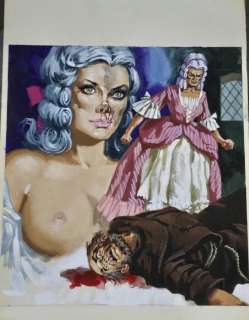 Studio Rosi - 1 Original cover - De Sade n° 8 - Copertina originale "Il monastero misterioso" | Catawiki