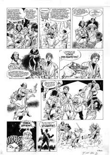 Eddy PAAPE - Planche originale de YORIK