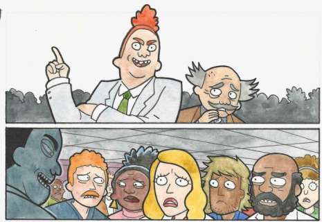 Benjamin Dewey - 1 Original colour page - Rick & Morty - Issue #30 - 2017 | Catawiki