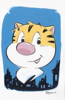 Colman - 1 Original drawing - Billy the Cat - Portrait - 2007 | Catawiki