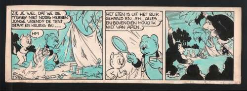 Toonder, Marten / Toonder Studios - 1 Bande dessinée originale - Bommel en Tom Poes - Tom Poes en M’Baby - 1949 | Catawiki