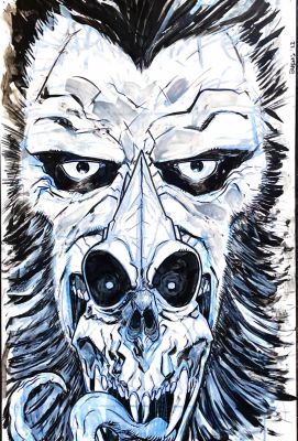 John Bivens | John Bivens: Barbaric Cover | Panel Punk Comics Originals