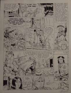 Swolfs, Yves - 1 Original page - Dampierre T1 - L’Aube noire - 1988 | Catawiki