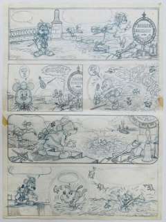 Héctor Adolfo de Urtiága - 1 Original page - Mickey Mouse & Goofy - Goofy Strauss - page 18 - 1987 | Catawiki