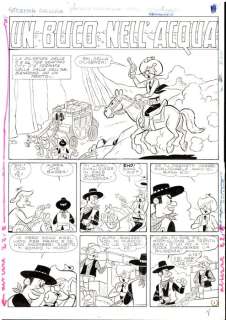 Colantuoni, Tiberio - 16 Original page - Strenna Cucciolo - Lo Sceriffo Fox - "Un buco nell’acqua" - Complete Original Story - 1959 | Catawiki