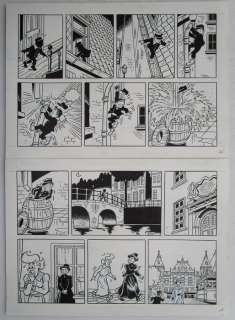 Morjaeu , Luc - 1 Original page - Suske en Wiske 319 - Suske de rat - Page 17 - 2015 | Catawiki