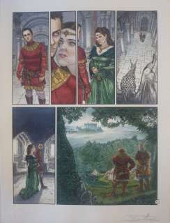 Tillier, Béatrice - 1 Original colour page - Complainte des Landes perdues T9 - Tête noire - 2015 | Catawiki