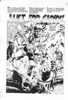 Vicente Alcazar - ‘lust for glory‘ complete 6 pg. War story